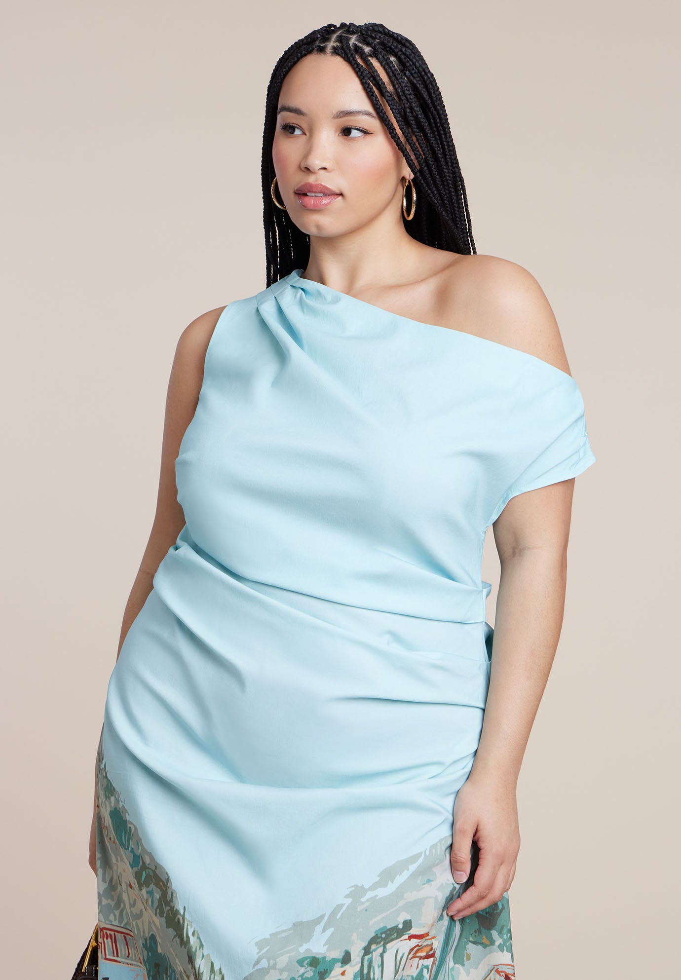 One Shoulder Maxi Dress image number 3