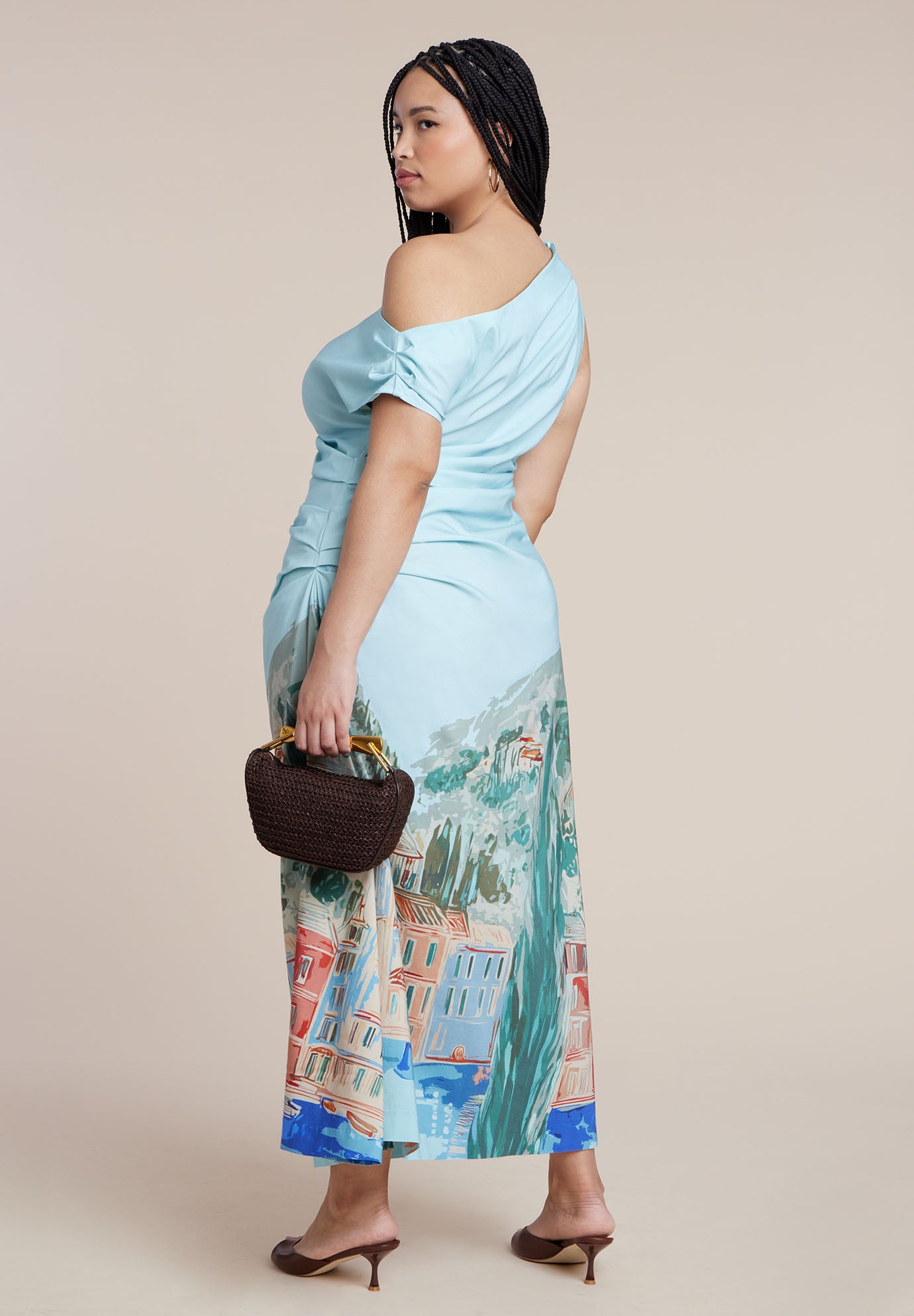 One Shoulder Maxi Dress image number 5
