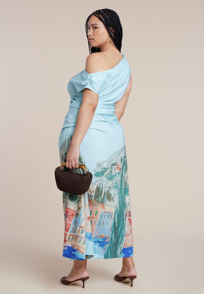 One Shoulder Maxi Dress image number 5