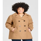 Faux Wool Peacoat image number null