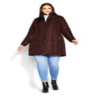 Side Belt Puffer Coat image number null