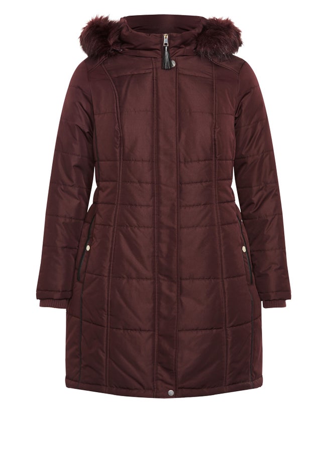 Side Belt Puffer Coat image number null