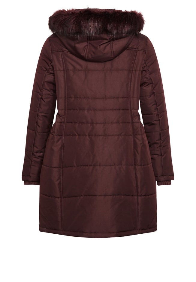 Side Belt Puffer Coat image number null