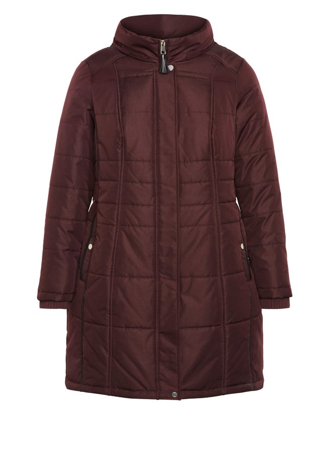 Side Belt Puffer Coat image number null