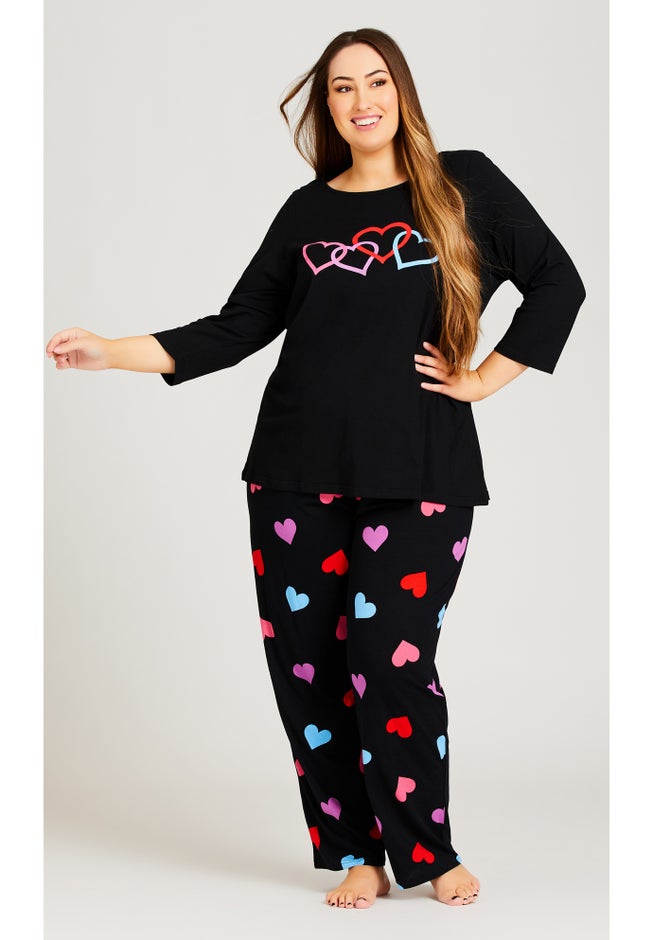 Heart Print Top image number 3
