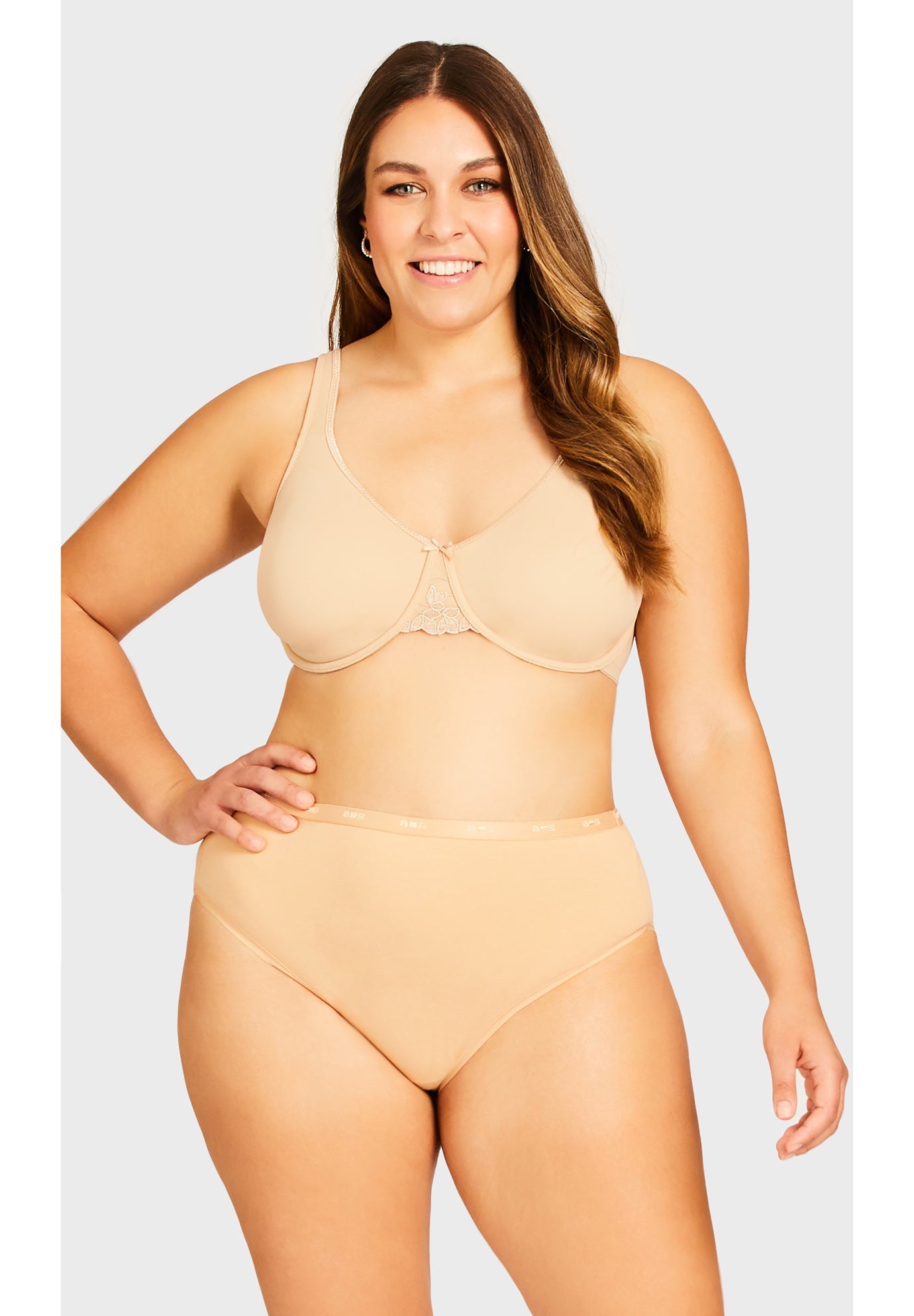 Hi-Cut Cotton/Spandex Panty 3-Pack image number 1