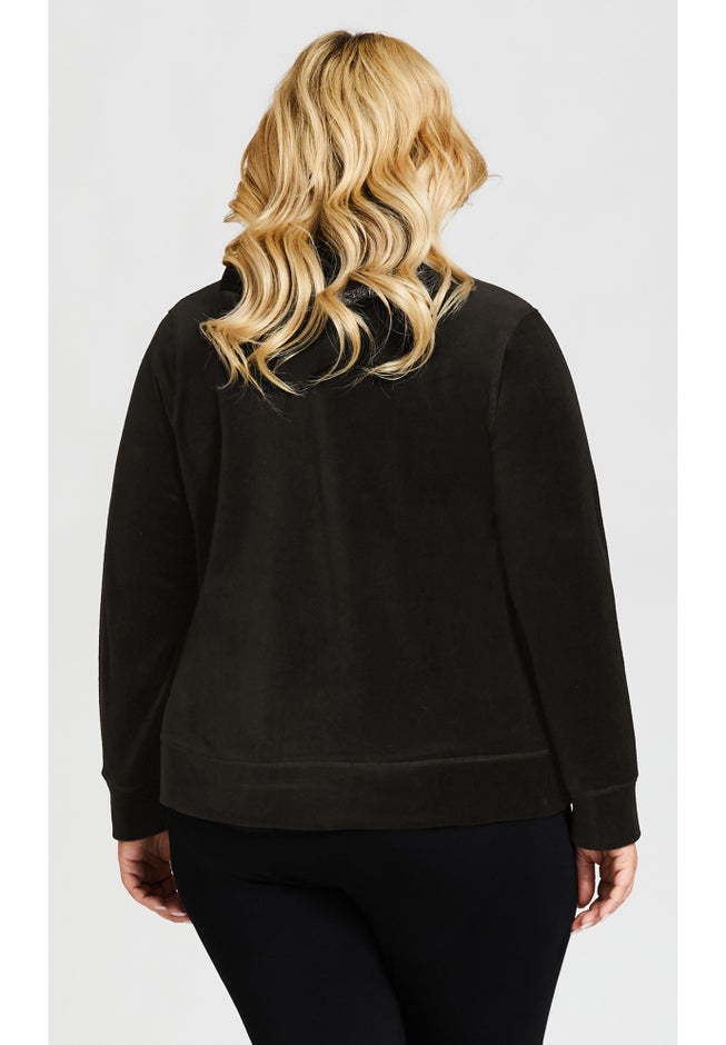 Metallic Velour Jacket image number 1