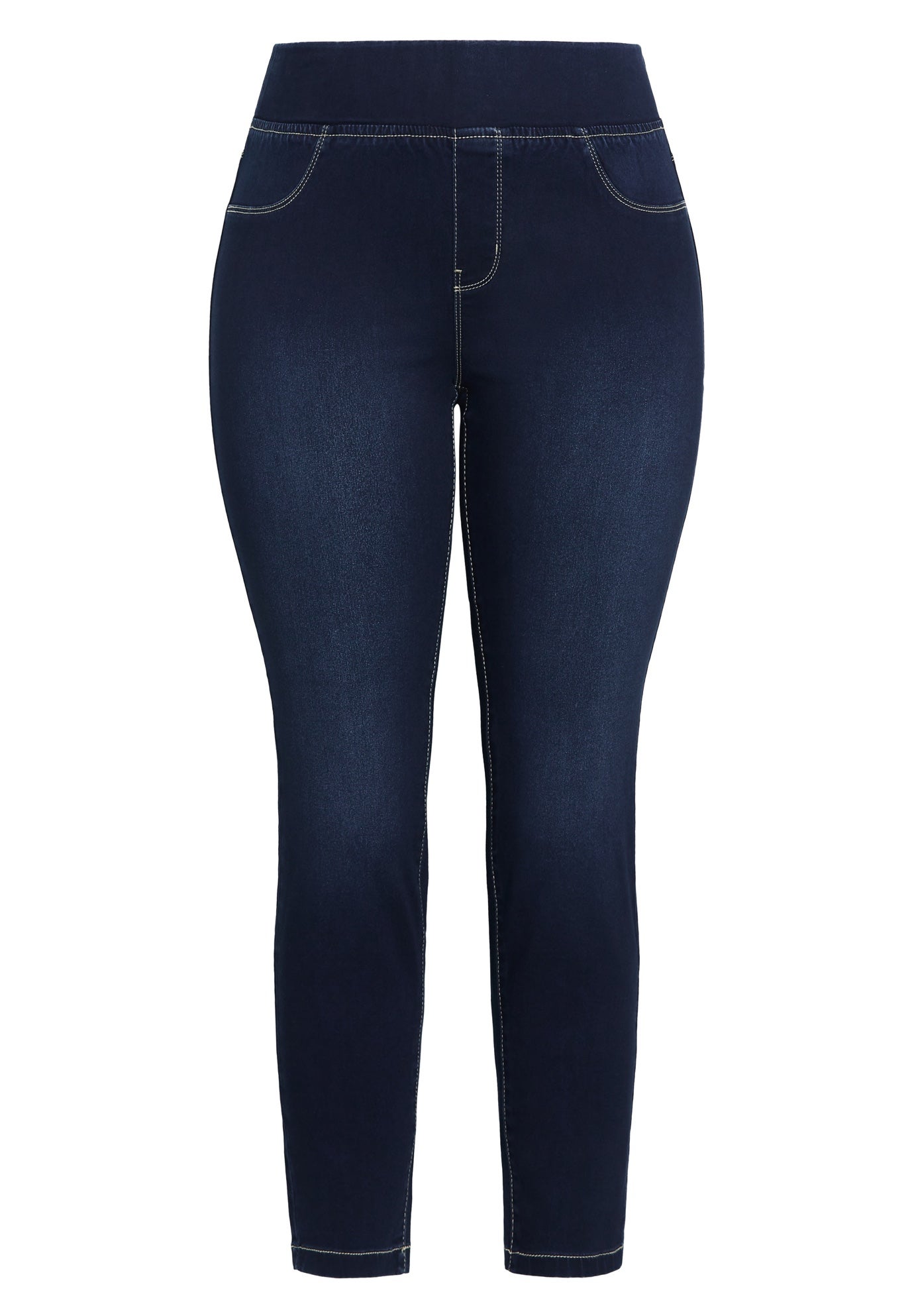 Butter Denim Pull-On High Rise Jean image number 2