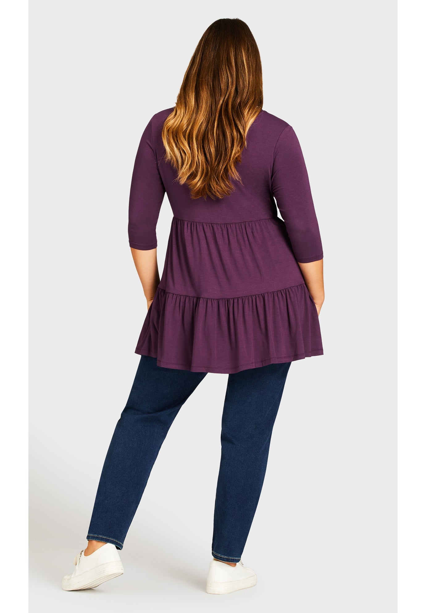 Butter Denim Pull-On High Rise Jean image number 2