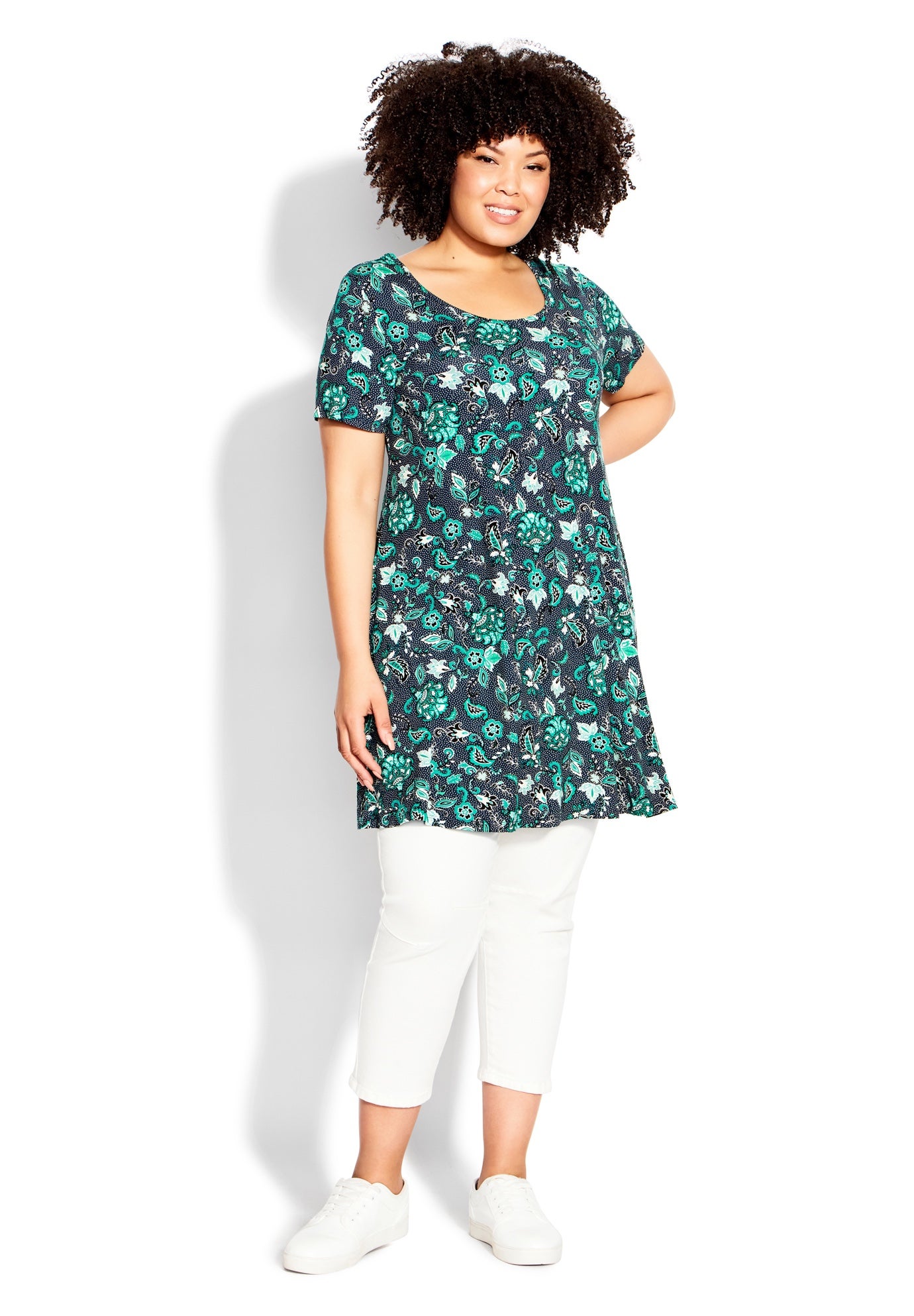 Love Swing Print Tunic image number 1