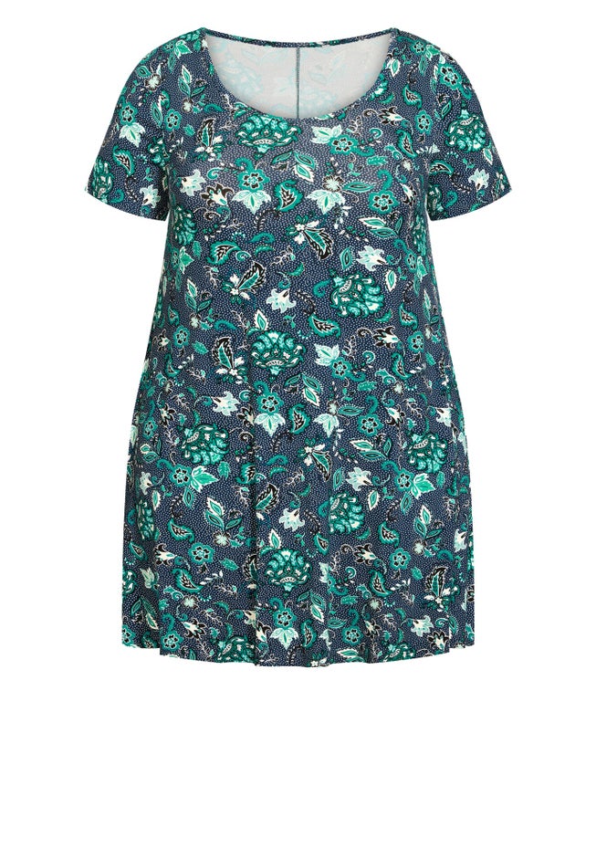 Love Swing Print Tunic image number 4