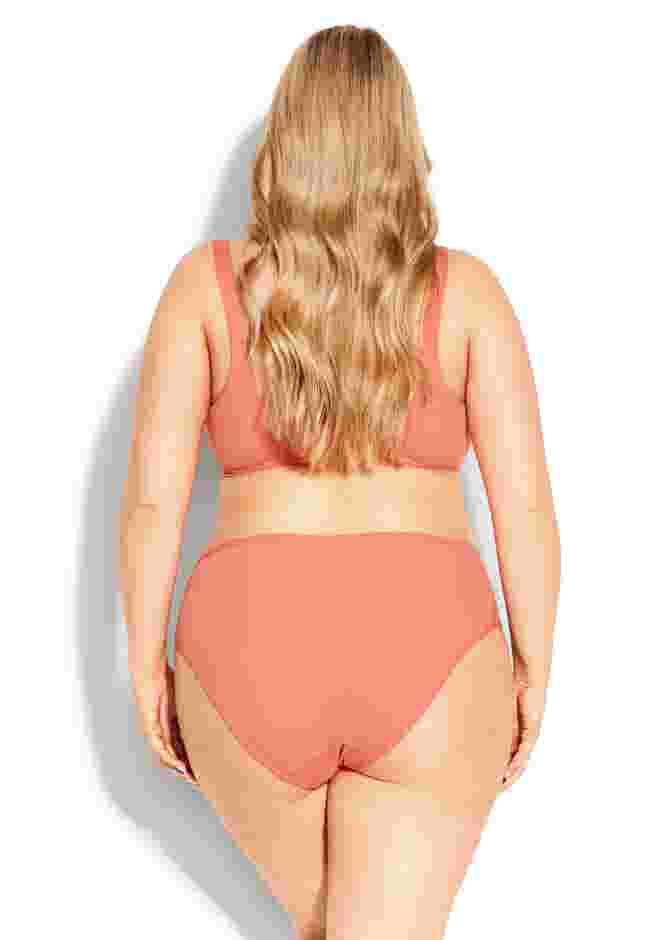 Fashion Microfiber Hi Cut Brief image number 1