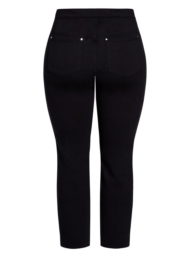 Knit Pull On Jean image number null