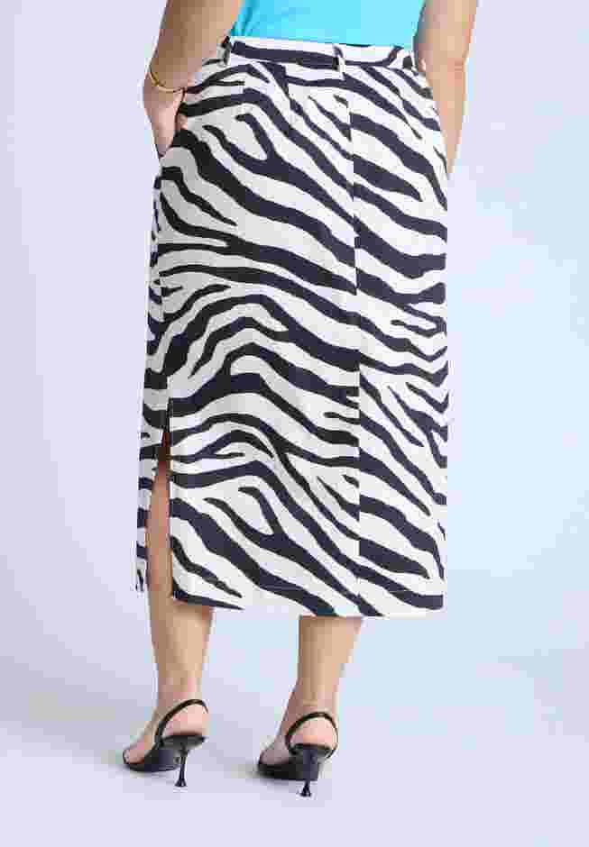 Printed Midi Skirt image number 3