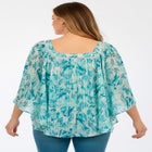 Square Neck Lurex Blouse image number null