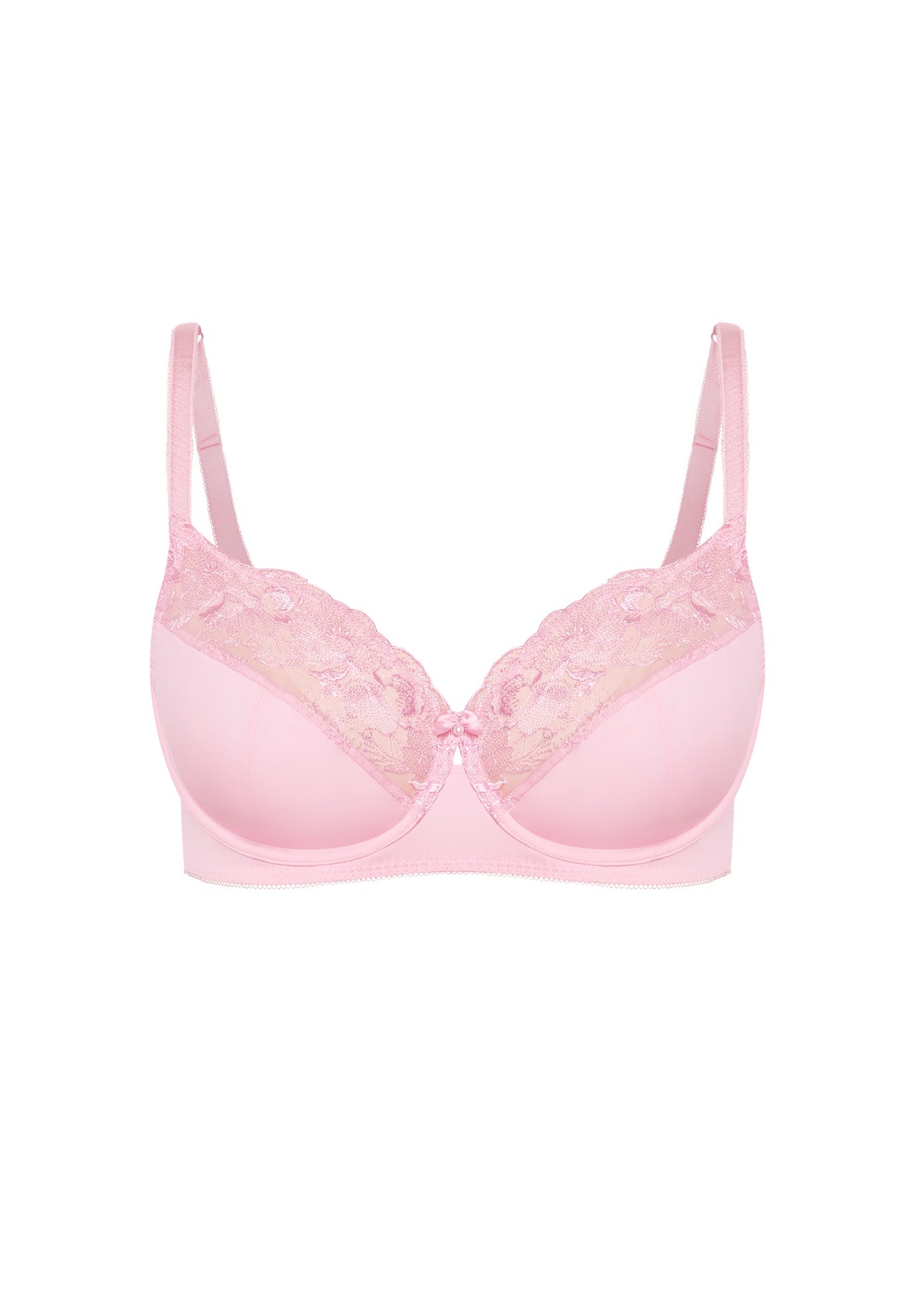 Embroidered Full Support Underwire Bra image number 2