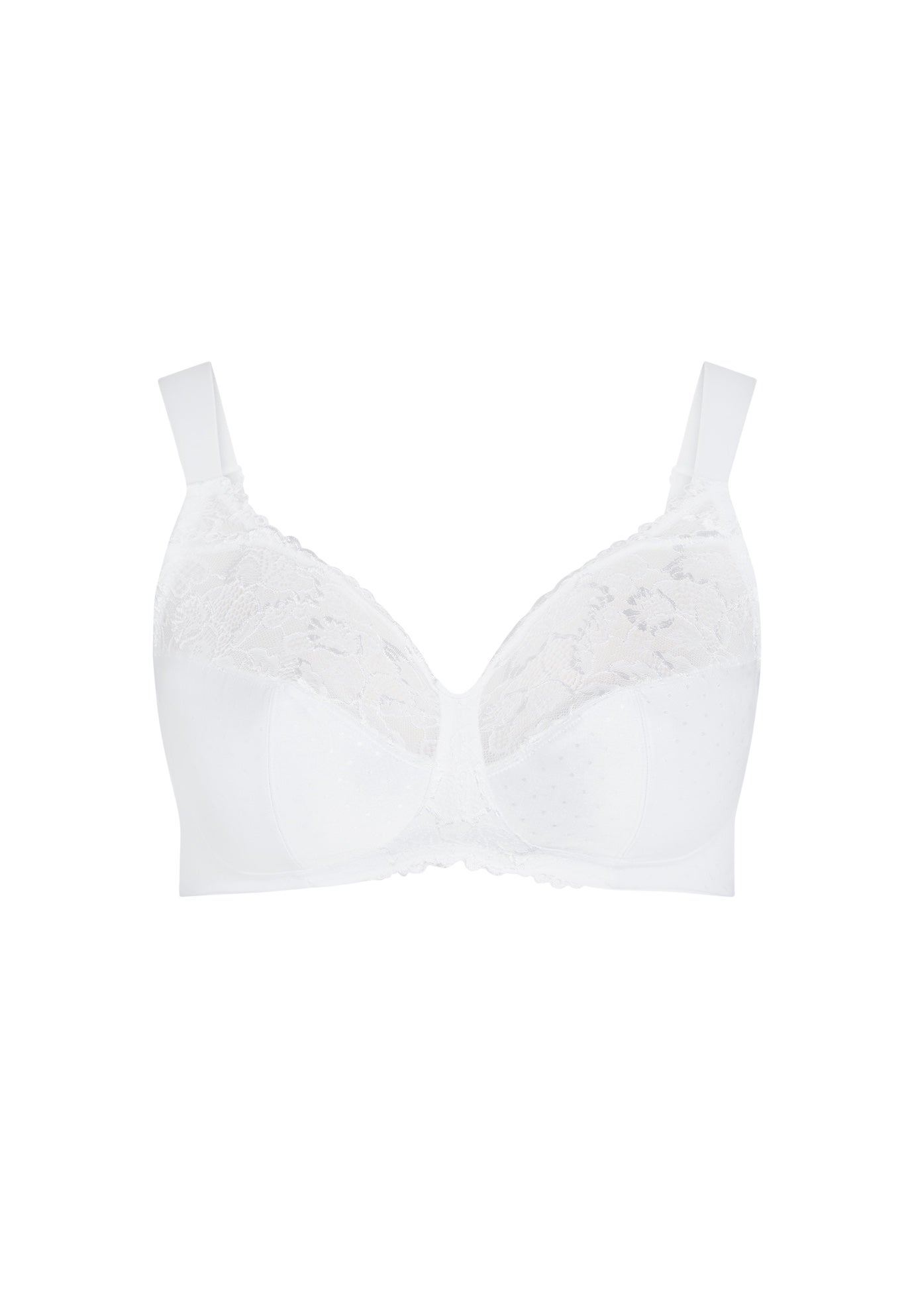 Lace Soft Cup Wire Free Bra image number 2