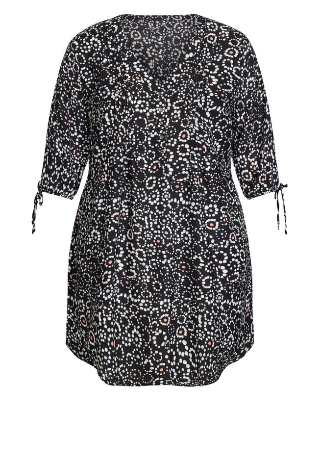 Woven Pr Shirt Dress image number 2