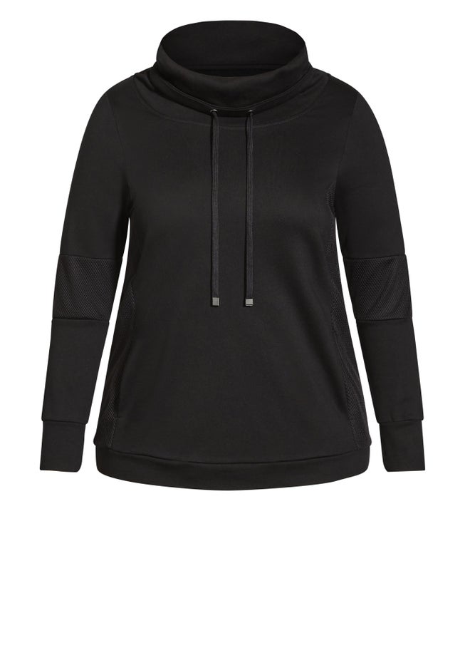Laid On Mesh Sweatshirt image number 2