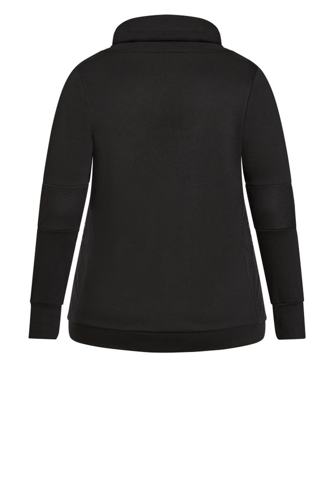 Laid On Mesh Sweatshirt image number 4