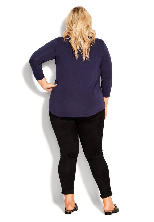 Milly Pleat Plain Top image number 4