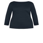 Hi Lo Sweat Top image number null