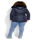Belted Hood Puffer Coat image number null
