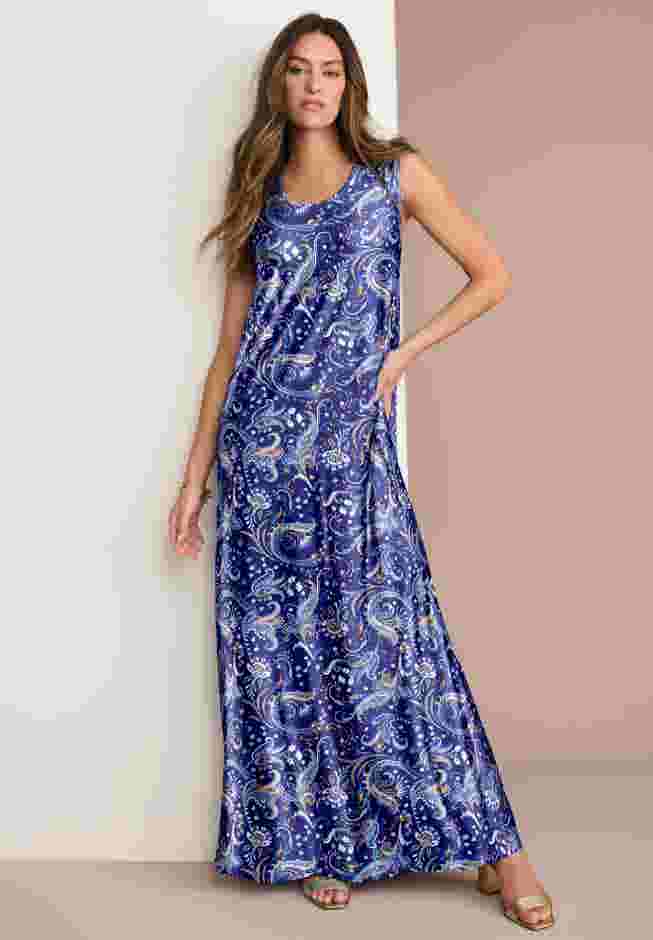 Ultrasmooth® Fabric Sleeveless Maxi Dress image number 0
