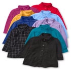 Fleece Swing Funnel-Neck Coat image number null