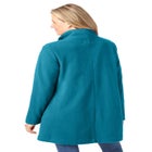 Fleece Swing Funnel-Neck Coat image number null