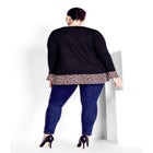 Hacci Chiffon Print Top image number null