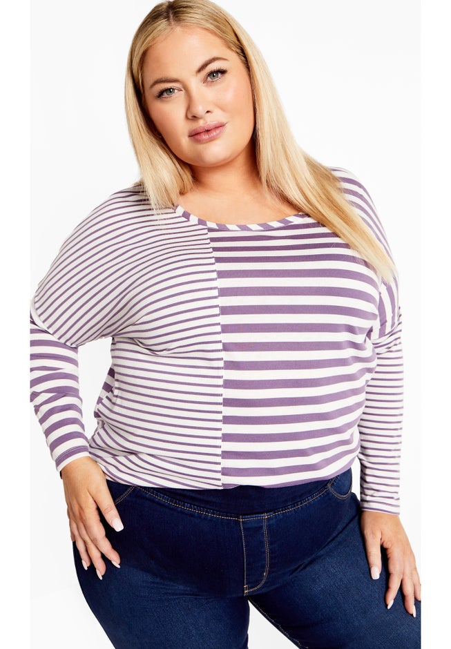 Sina Stripe Top image number null