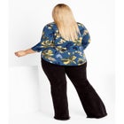 Top Fiona Zip Print image number 2
