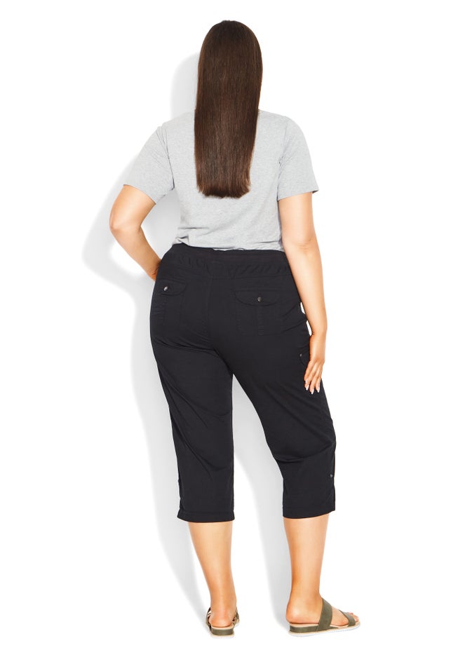 Cotton Roll Up Capri image number 1