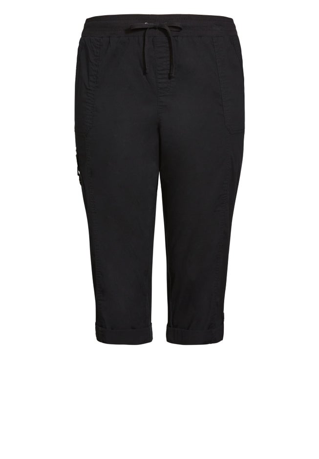 Cotton Roll Up Capri image number 2