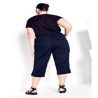 Cotton Roll Up Capri image number null