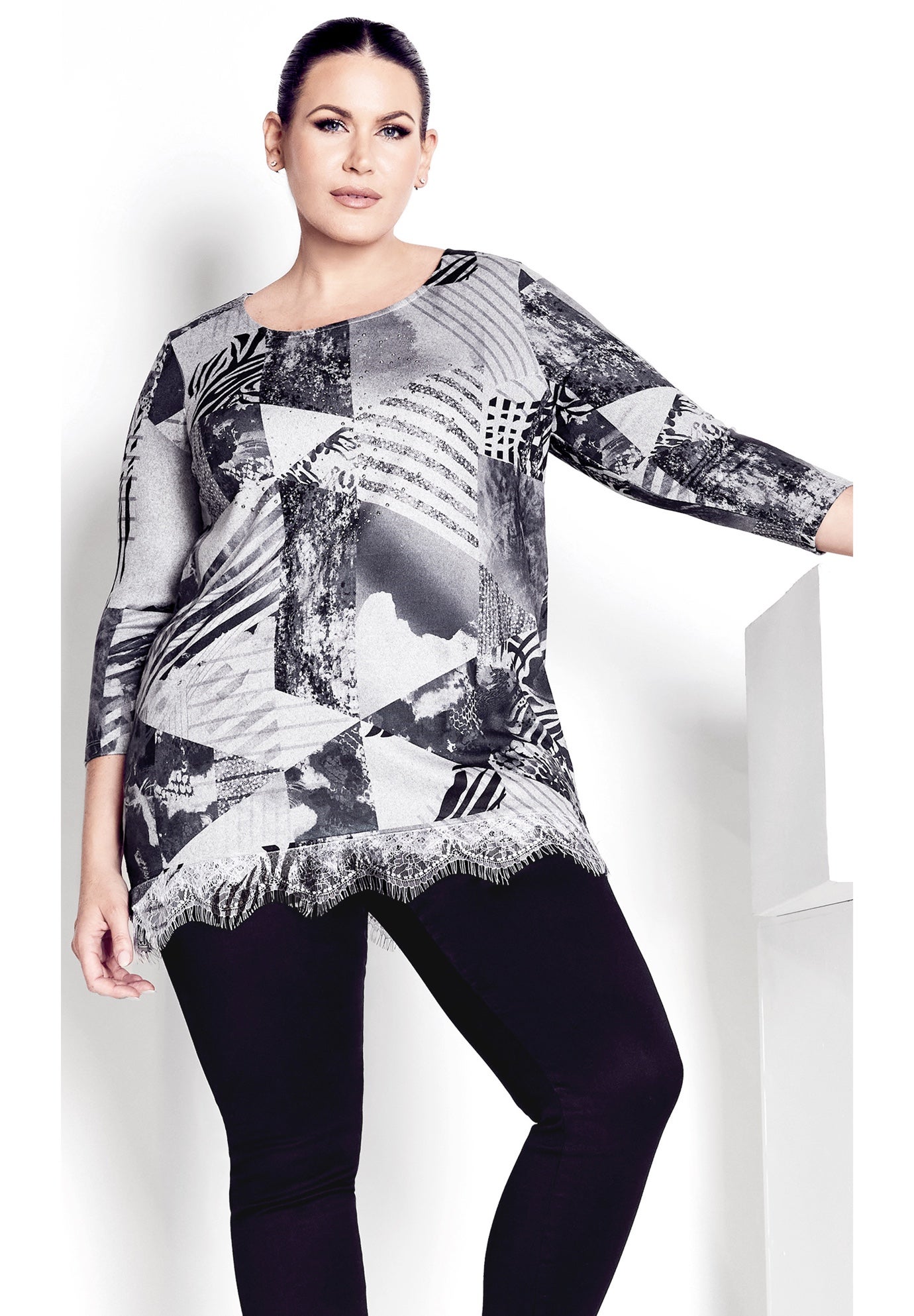 Lace Hem Top image number 0