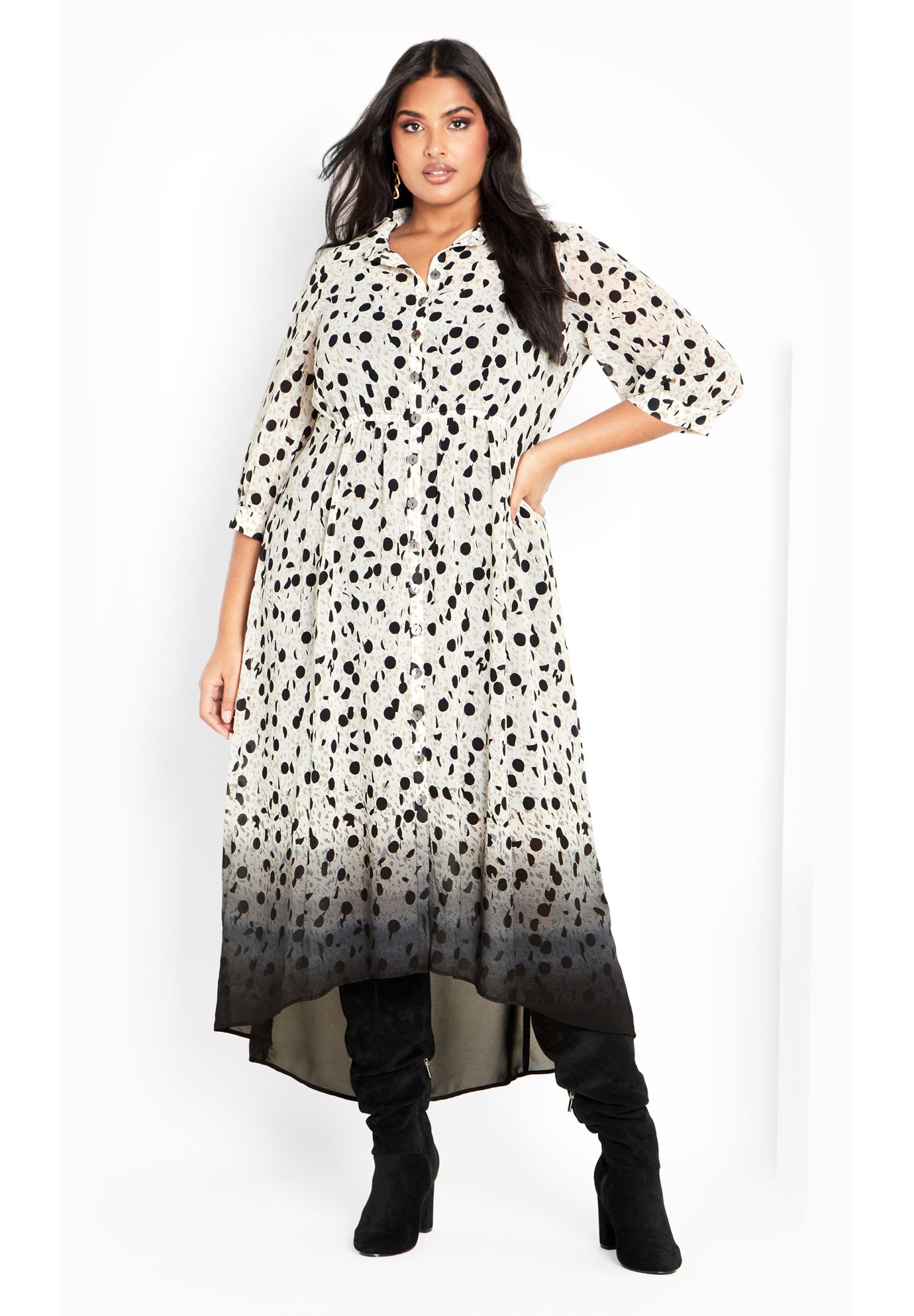 Rylee Print Dress image number 4