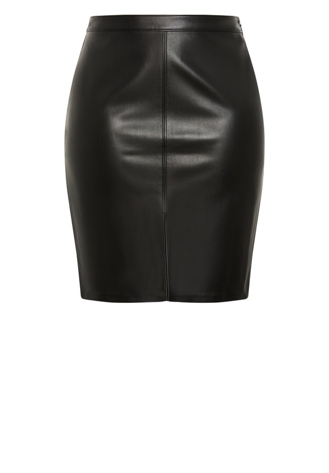 Valerie Vegan Leather Skirt image number null