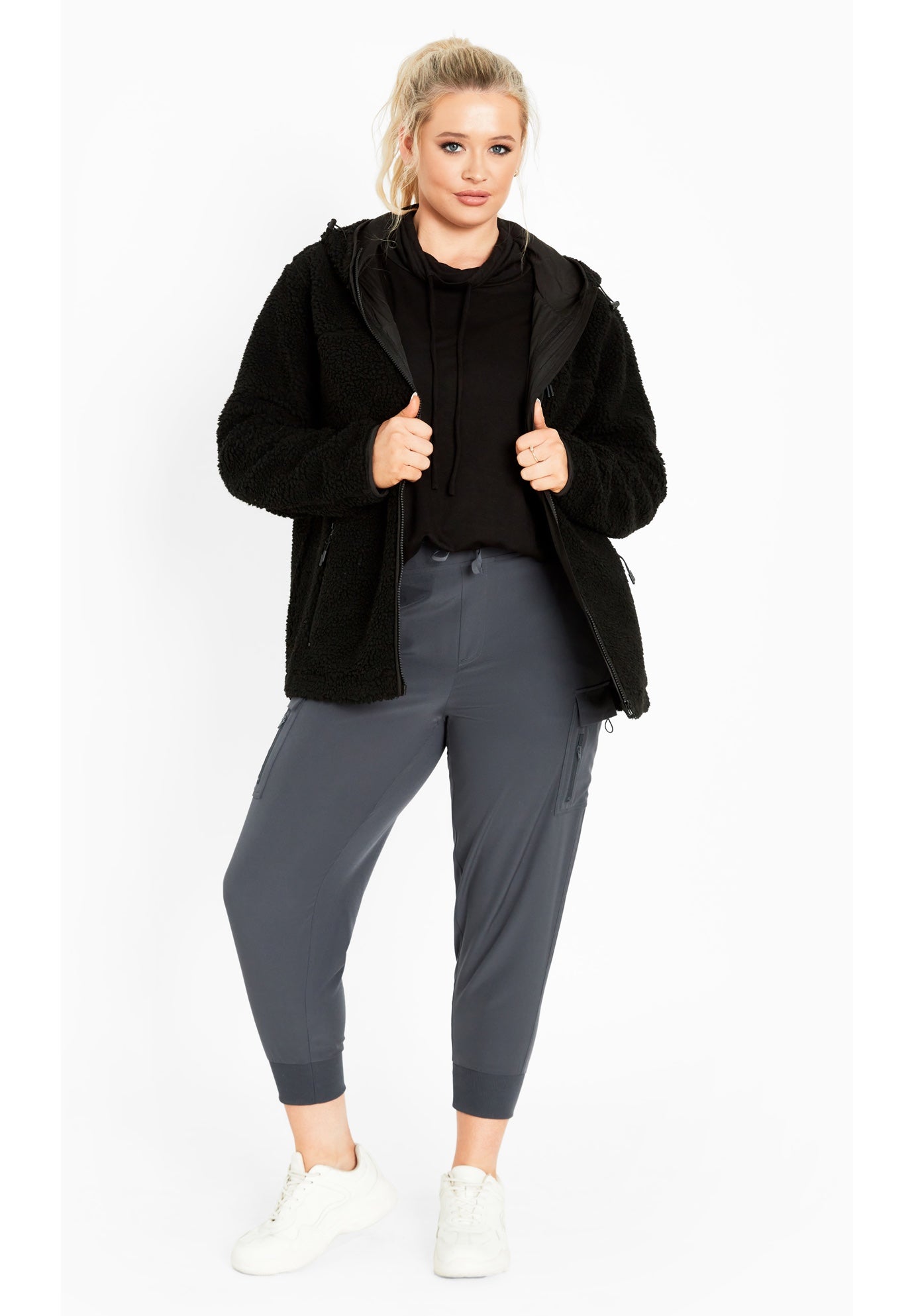 Kyla Fleece Zip Front Jacket image number 1