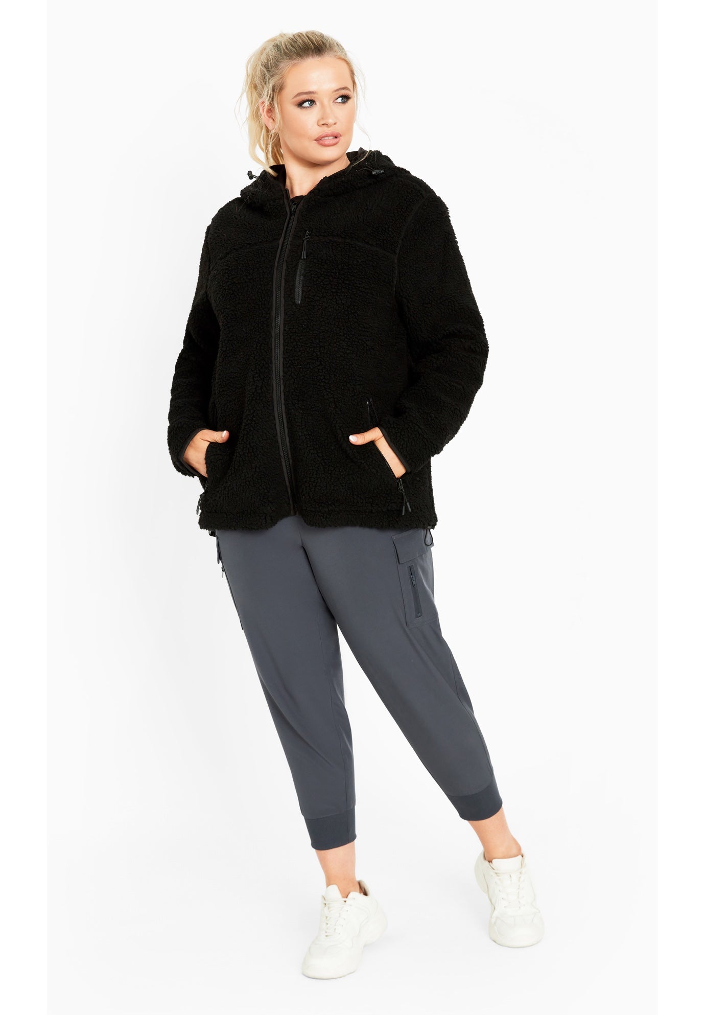 Kyla Fleece Zip Front Jacket image number 2