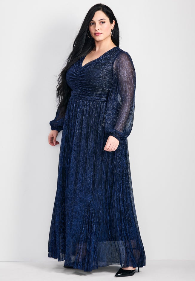 Lucia Plisse Maxi Dress image number 2