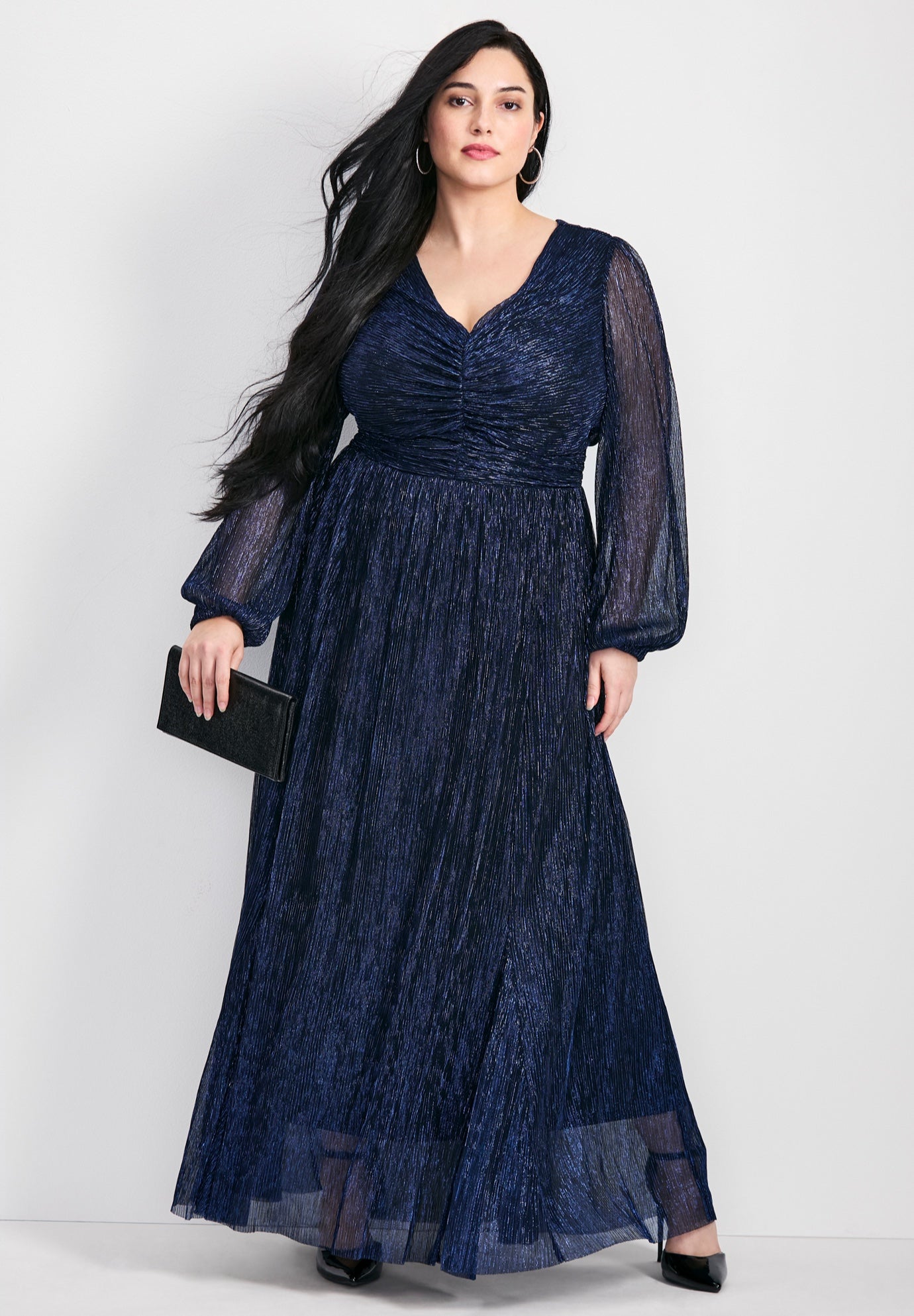 Lucia Plisse Maxi Dress image number 0