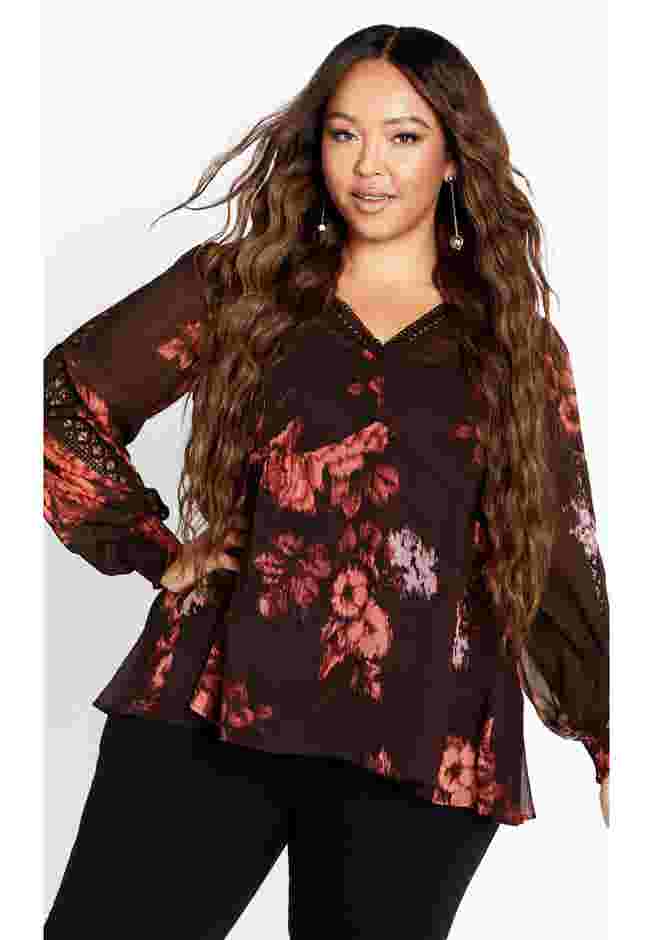 Hailey Print Top image number 0