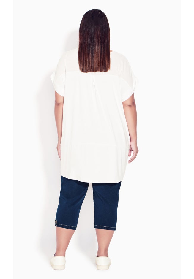 Butter Denim Lattice Jean image number null
