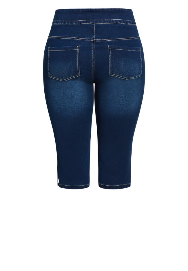 Butter Denim Lattice Jean image number null