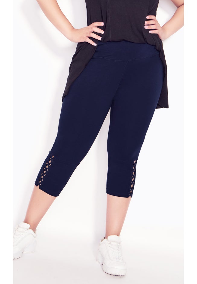 Cross Hem Legging image number 4