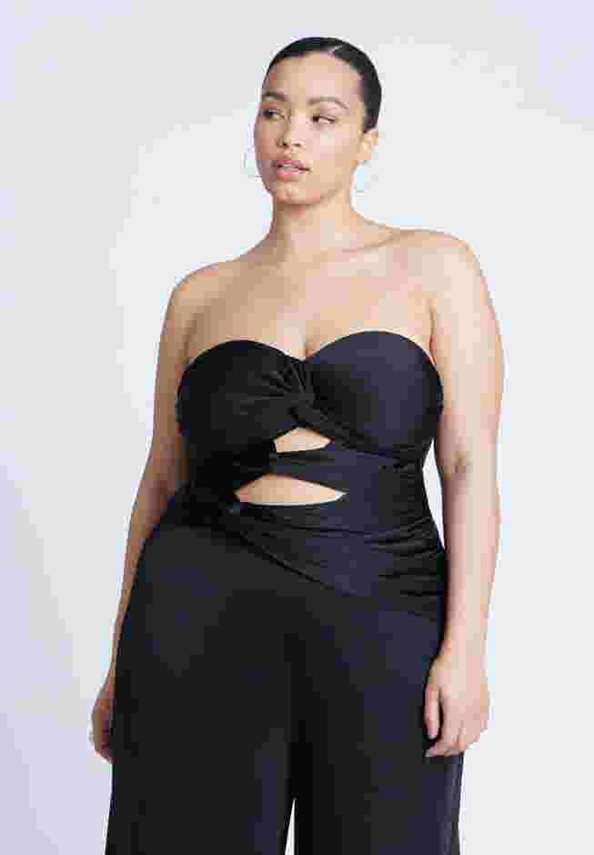 Twist Detail Jumpsuit With Cutout image number 3