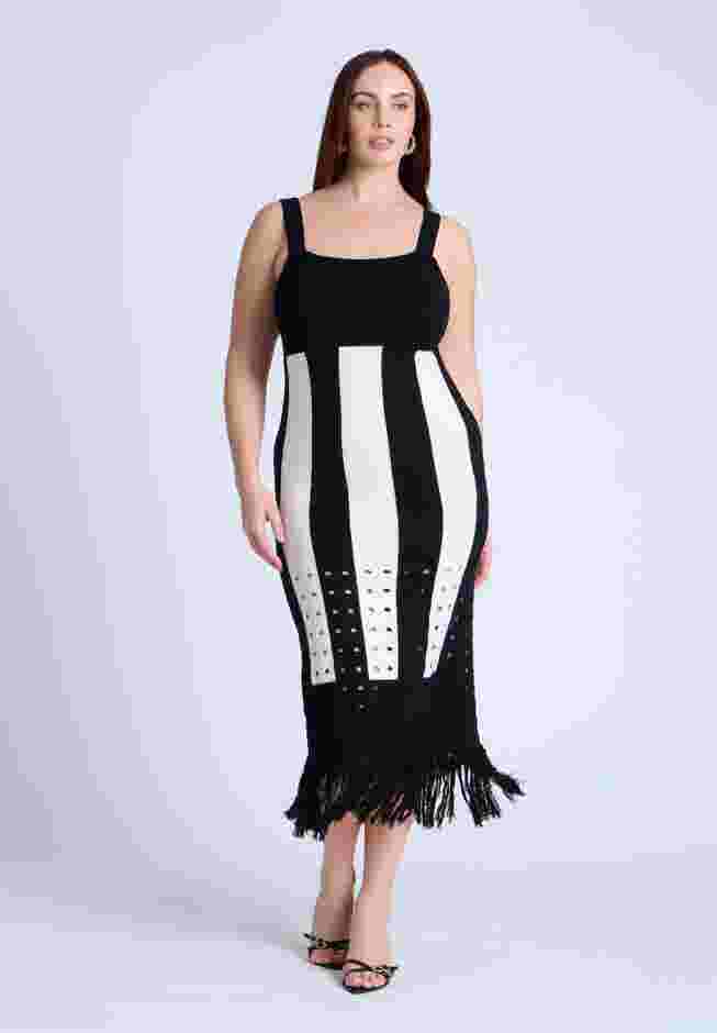  Sweater Stripe Dress image number 0