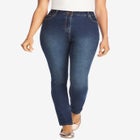 Stretch-Denim Slim-Leg Five-Pocket Jeans image number null